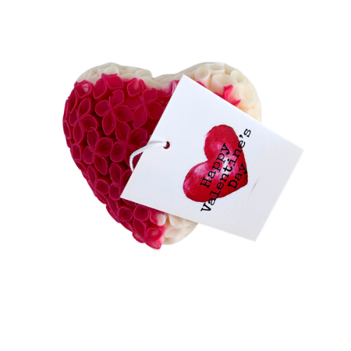 Rose Heart Candle